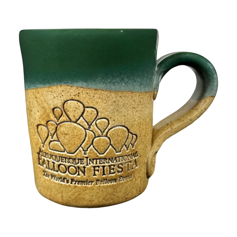 Albuquerque International Balloon Fiesta Etched Mug Cold Mountain Pottery