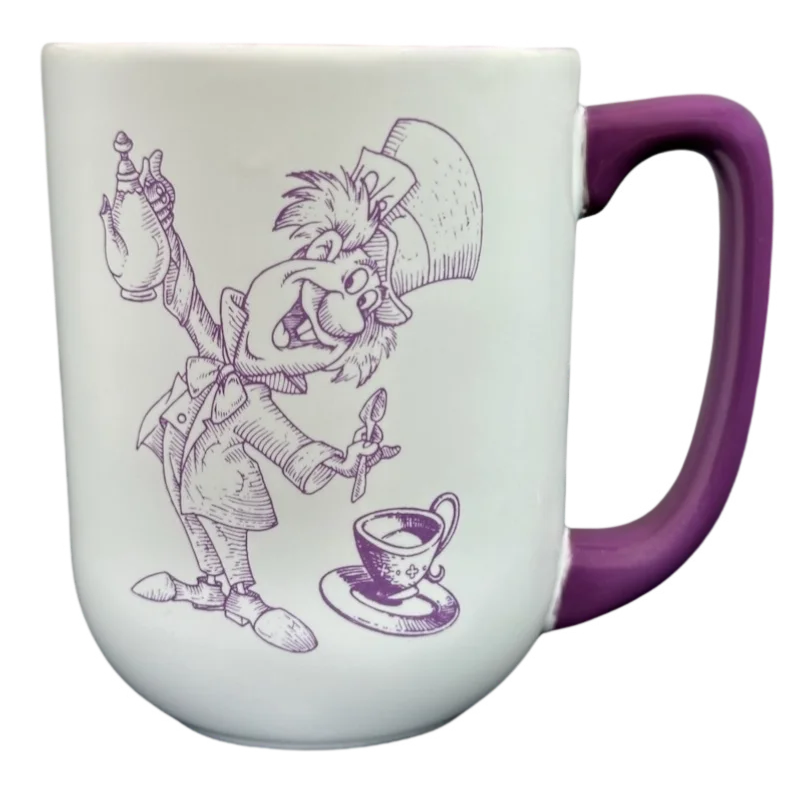 Alice In Wonderland Mad Hatter We're All Mad Here Mug Disney Parks