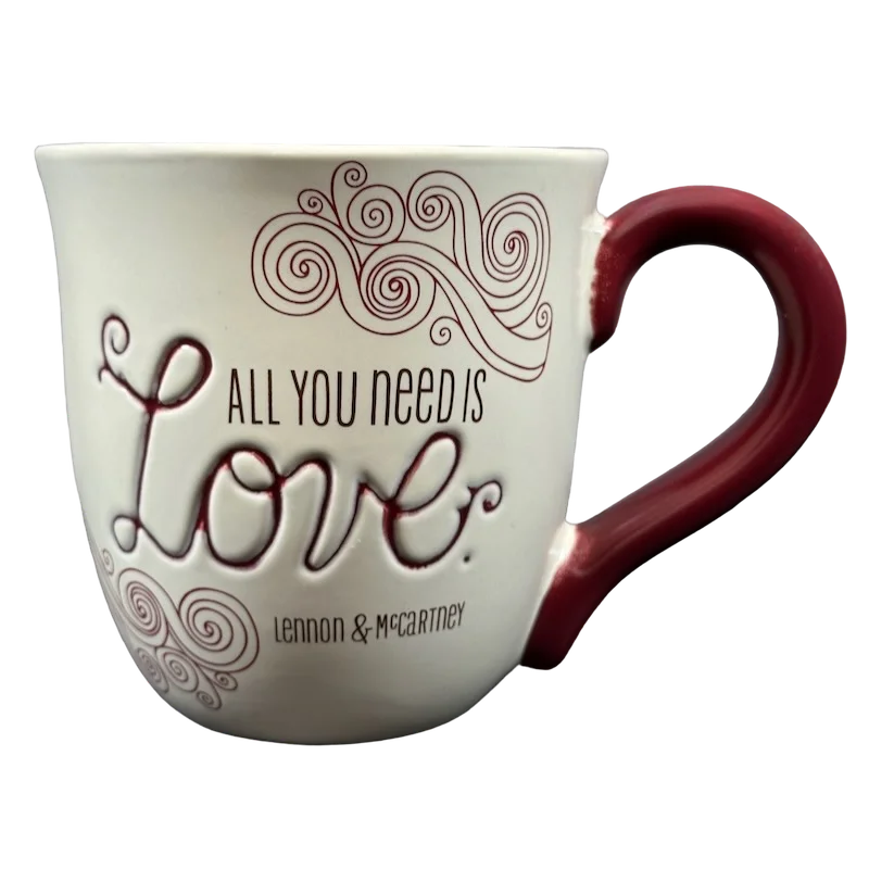 All You Need Is Love Lennon & McCartney Etched Mug Hallmark