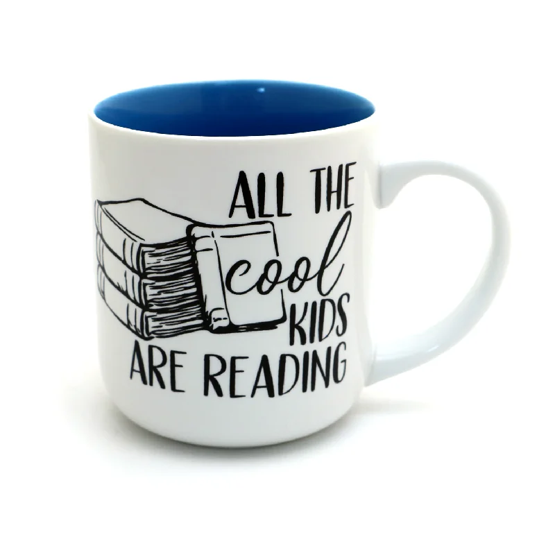 Cool Kids are Reading, Banned Books mug, book lover