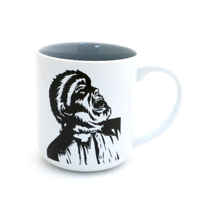 Werewolf mug, The Wolf Man, Lon Chaney Jr, Vintage horror movie mug