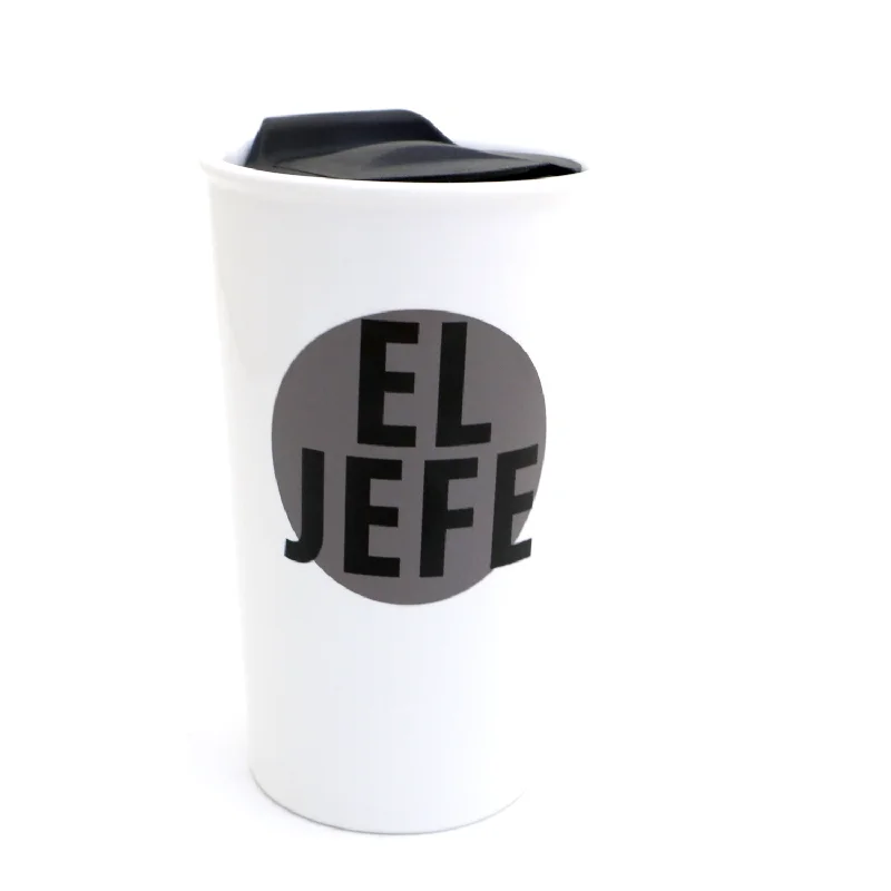 El Jefe Travel Mug, Spanish language, The Boss