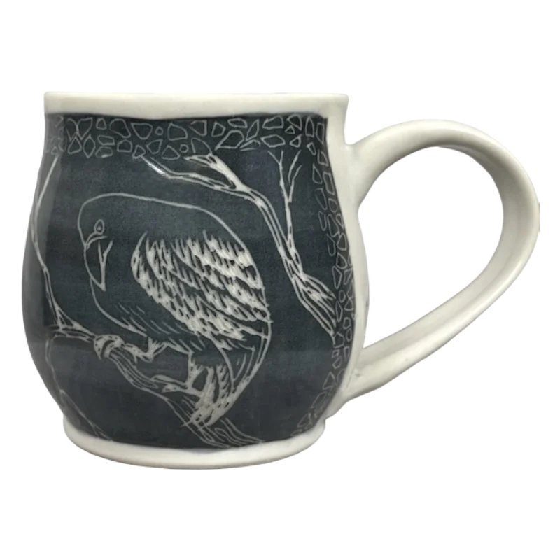 Elaine Y Shore Birds Pottery Mug