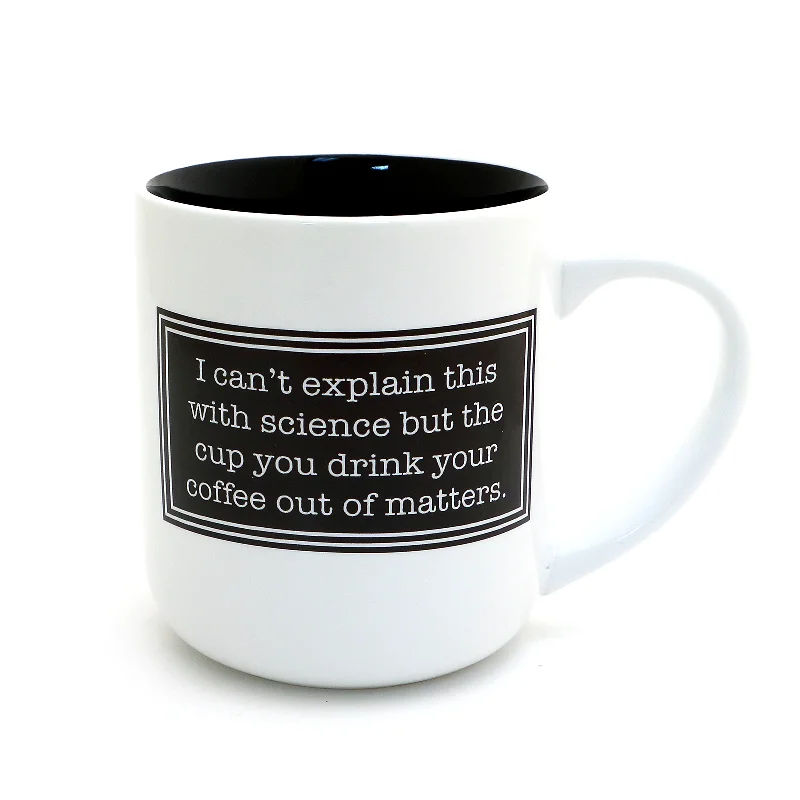 OOPS SALE Your Mug Matters, Scientific, Funny gift, favorite mug, thank you gift