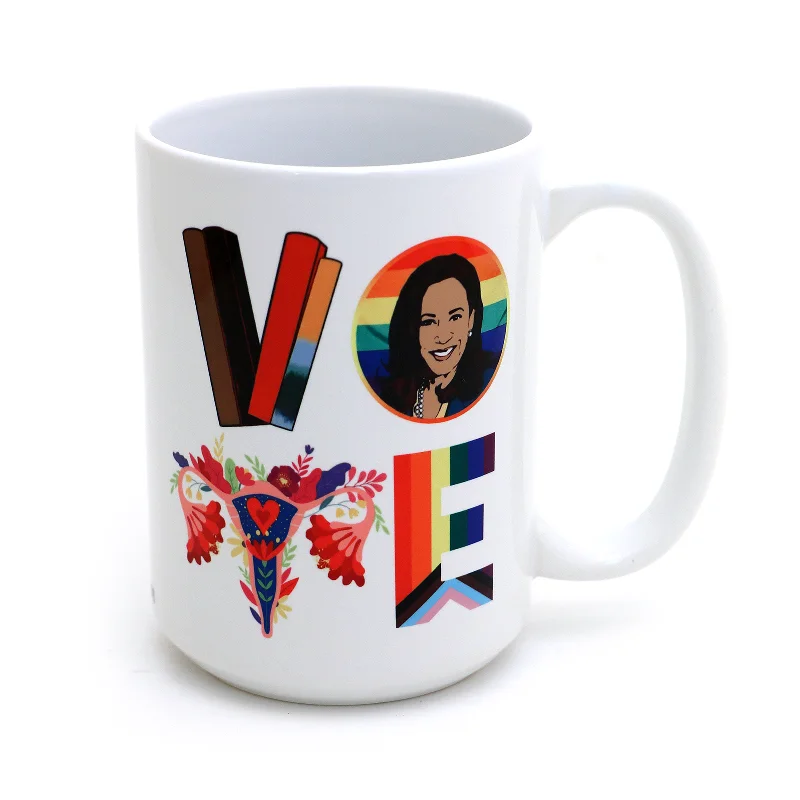 Kamala Vote Mug- Kamala Harris Campaign Mug, 15 oz, political gift