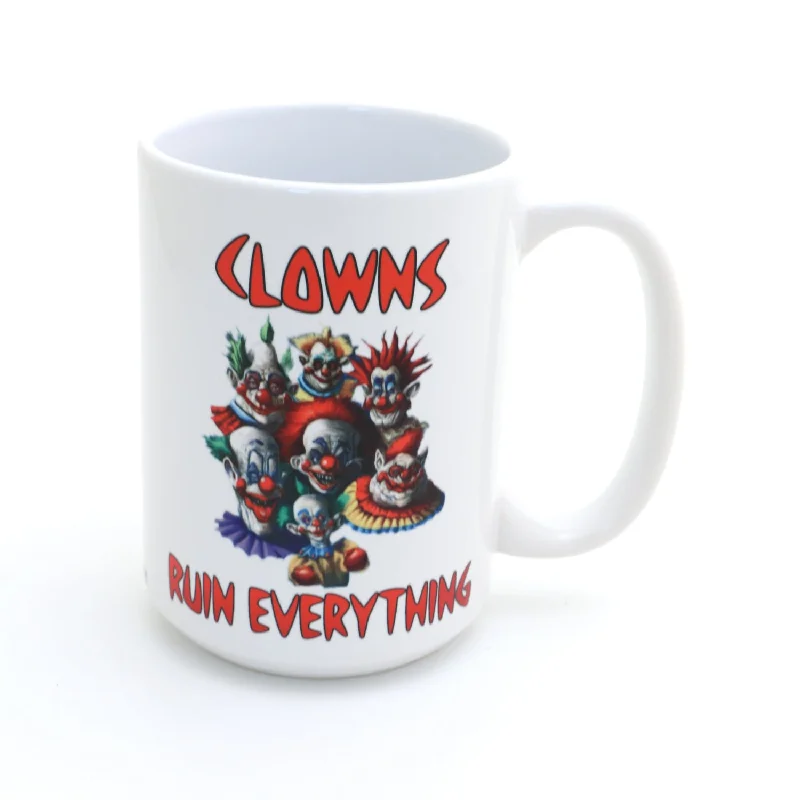 Killer Klowns in Outer Space Mug, Cult Classic, Halloween gift