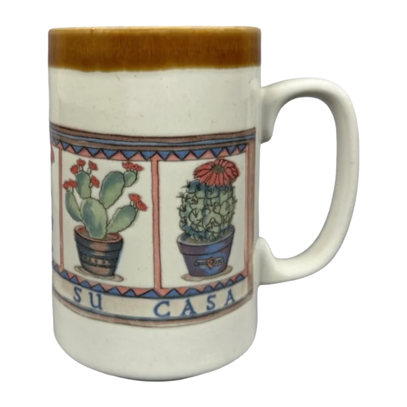 Mi Casa Es Su Casa Cacti Large Mug Otagiri