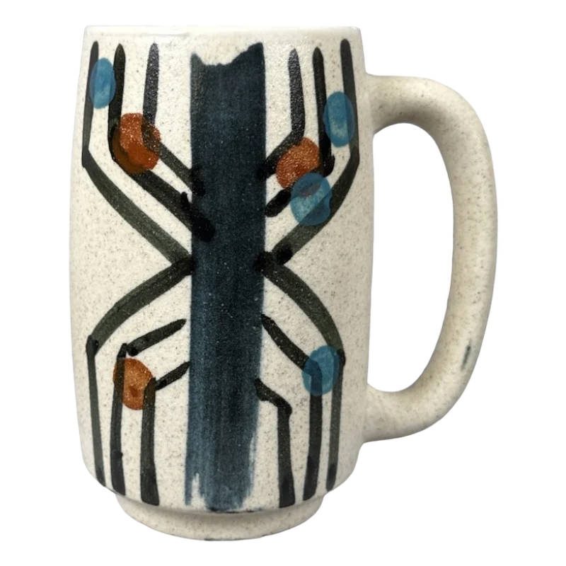 Mid Century Modern Abstract Speckled Large Mug Arnart