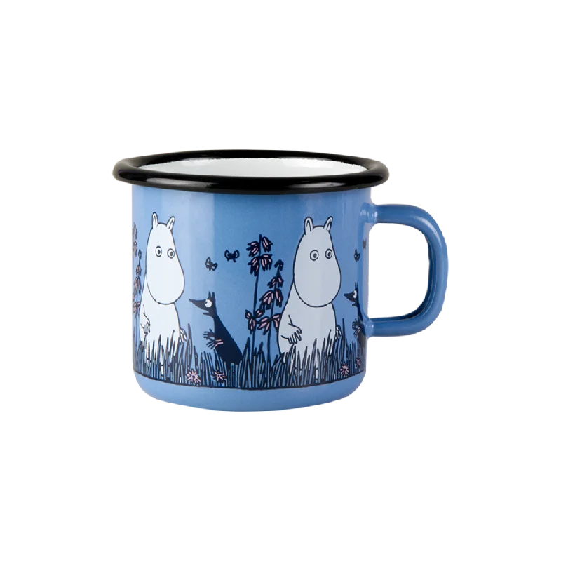 Muurla Moomin Friends Blue Enamel Children's Mug