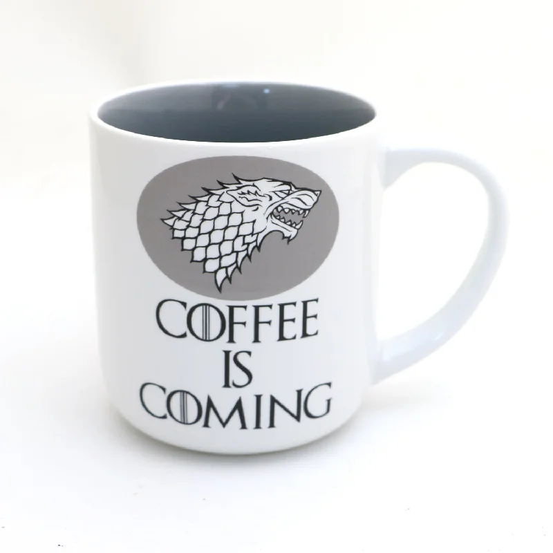 OOPS SALE Game of Thrones Coffee is Coming mug