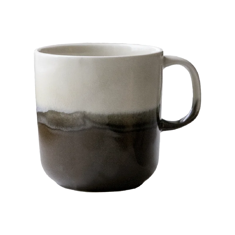 Pentik Tuntu Dark Brown / Natural White Mug