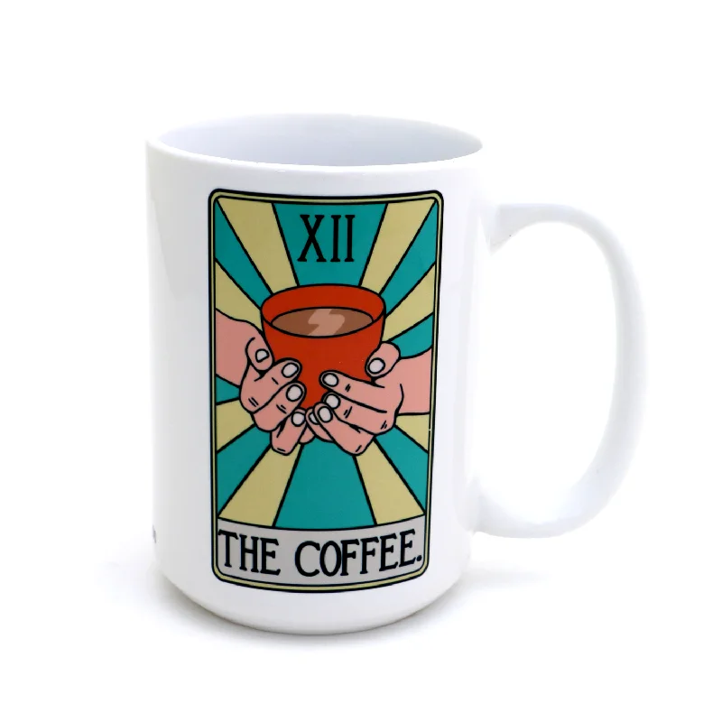 The Coffee, tarot card mug, funny gift for coffee drinker, fortune teller mug