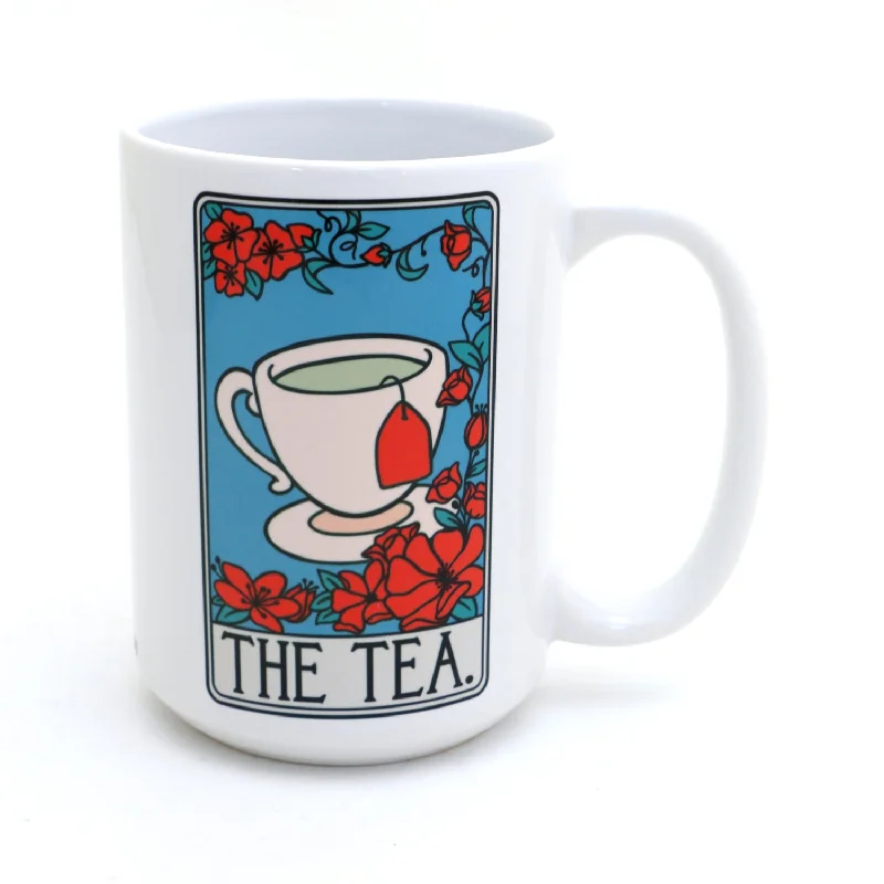 The Tea, tarot card mug, funny gift for tea drinker, fortune teller mug