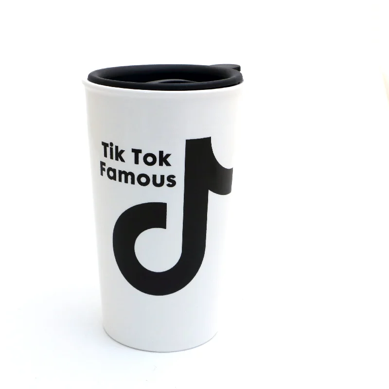 Tik Tok Famous travel mug, funny gift for influencer, social media star