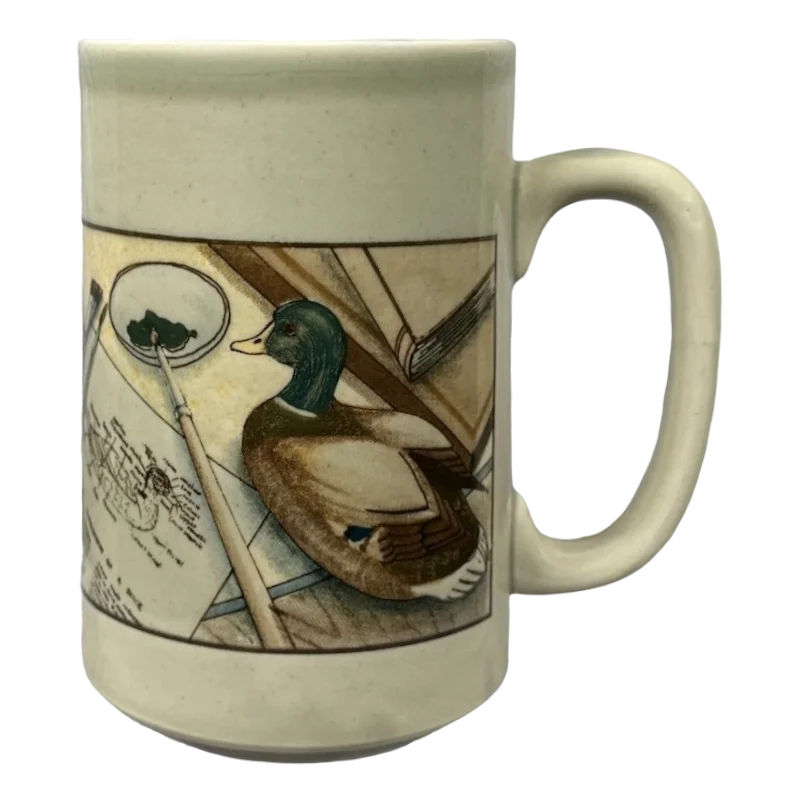 Topography Of A Duck Large Mug Otagiri