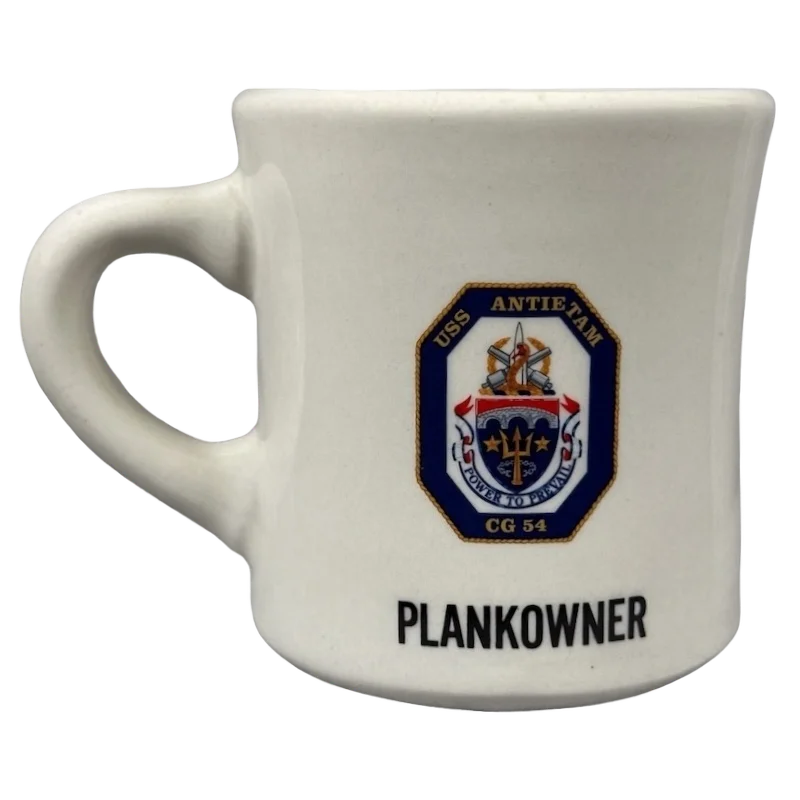 USS Antietam CG 54 Power To Prevail Plankowner United States Navy Mug Mil-Art China