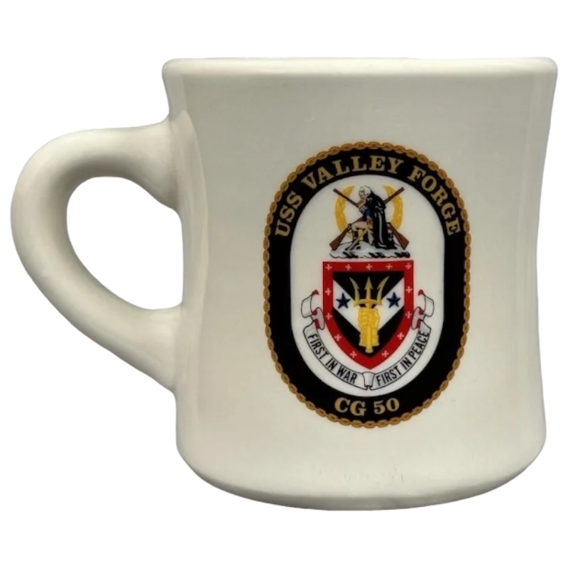 USS Valley Forge CG 50 First In War First In Peace United States Navy Mug Mil-Art China