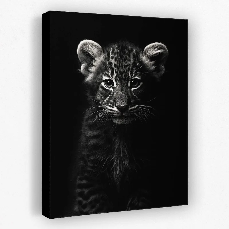 Black and White Tiger Cub