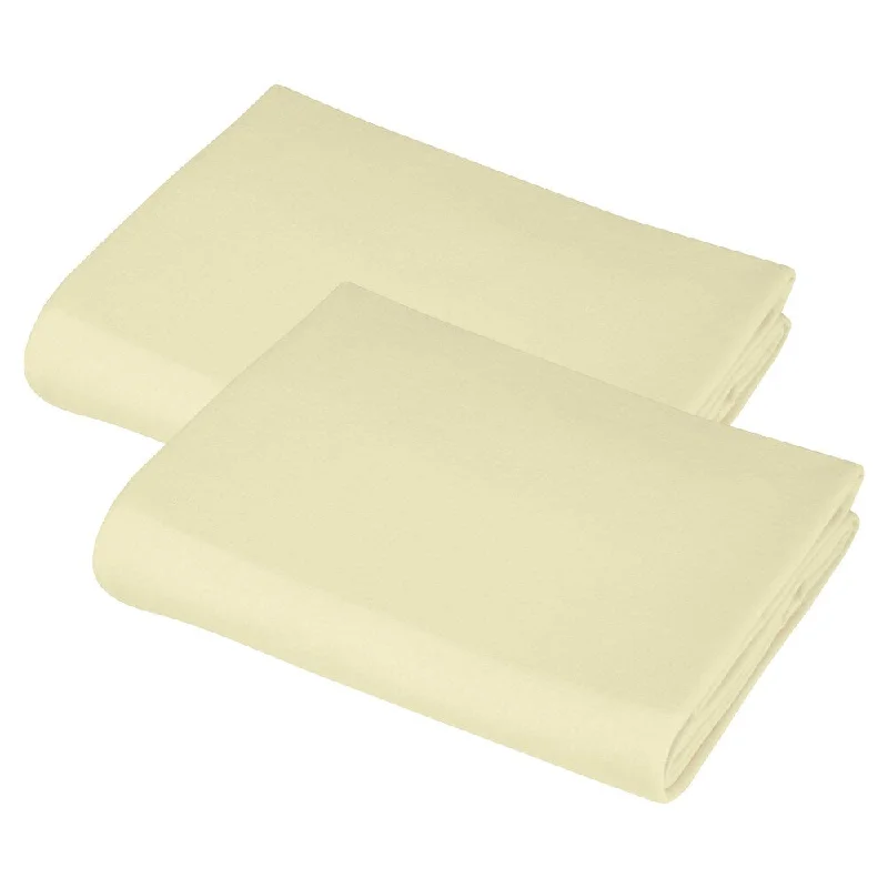 American Baby Company Butter Cream Supreme Jersey Crib Sheet (Pack of 2)