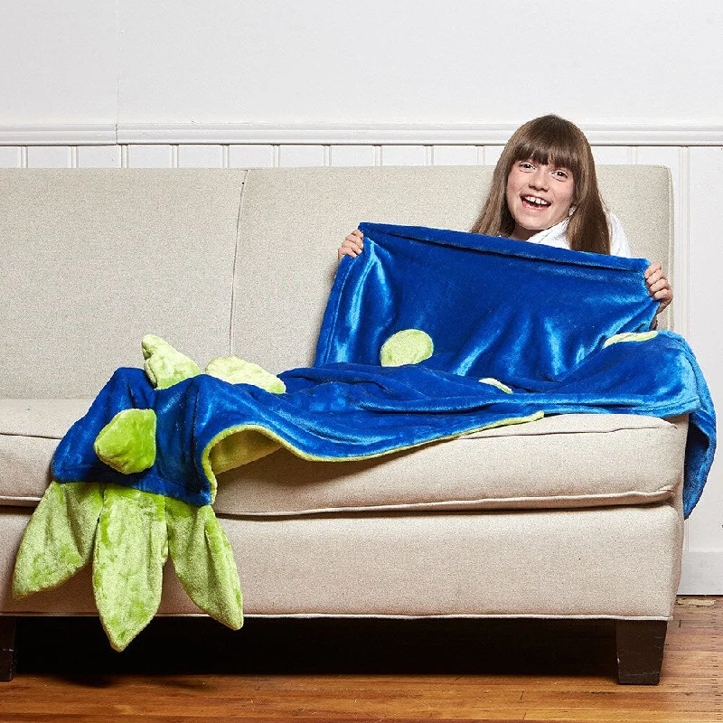 Berkshire Blanket Cuddly Buddies Dinosaur Footie Throw