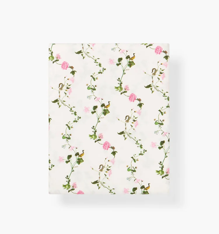 The Crib Sheet - Pink Pond Floral