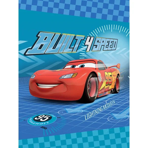 Disney Cars Built 4 Speed Plus Raschel Twin Blanket