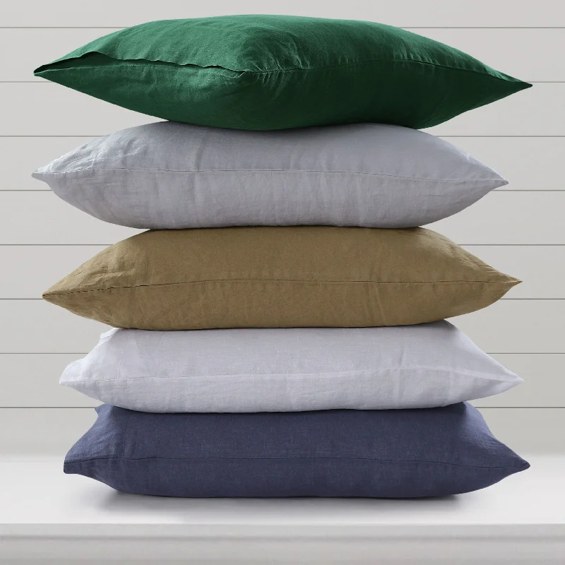 European Garment Washed Linen Extra Deep Pocket Bed Sheet Set