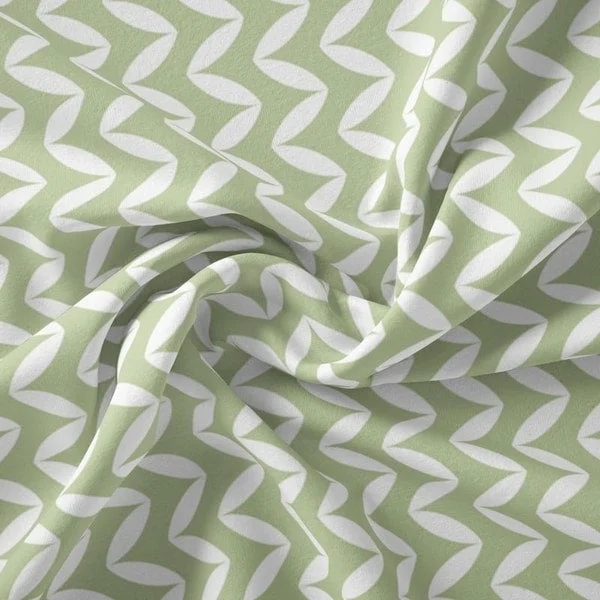 Bowed Chevron - Sage