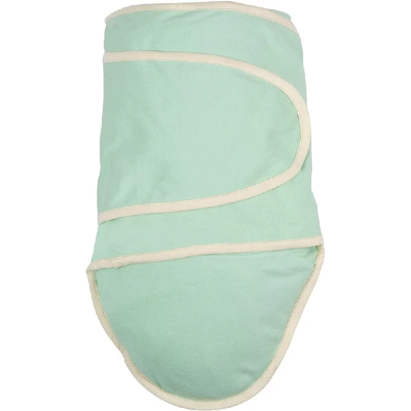 Green With Beige Trim Miracle Blanket Swaddle Wrap