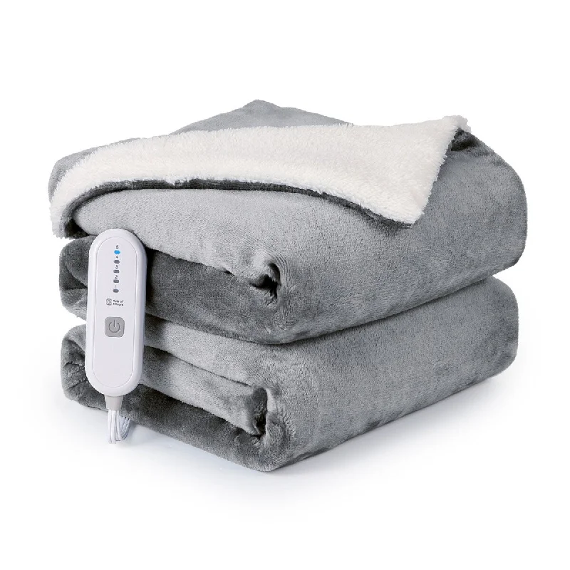 Heated Blanket Electric, Soft Thickened Flannel Fast Heating Blanket