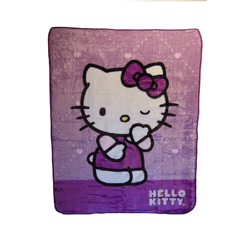 Hello Kitty "Wink Wink" Blanket