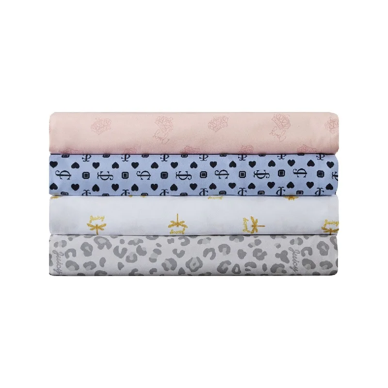 Juicy Couture Queen Bee Microfiber Sheet Set