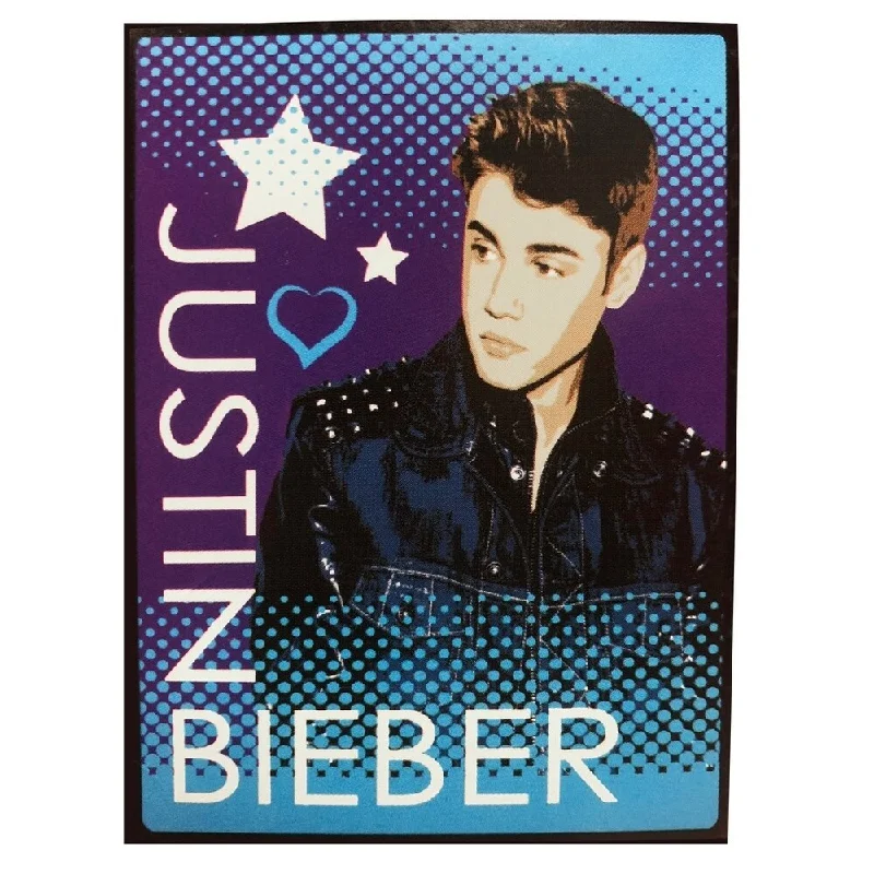 Justin Bieber Twin Size (60" x 80") High Pile Bed Blanket