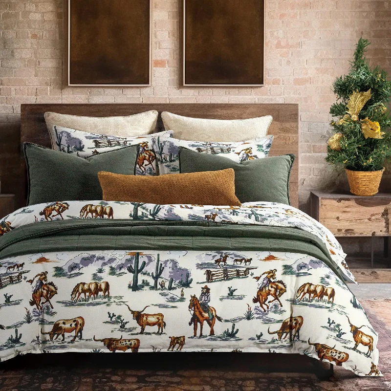 Ranch Life Reversible Bedding Set