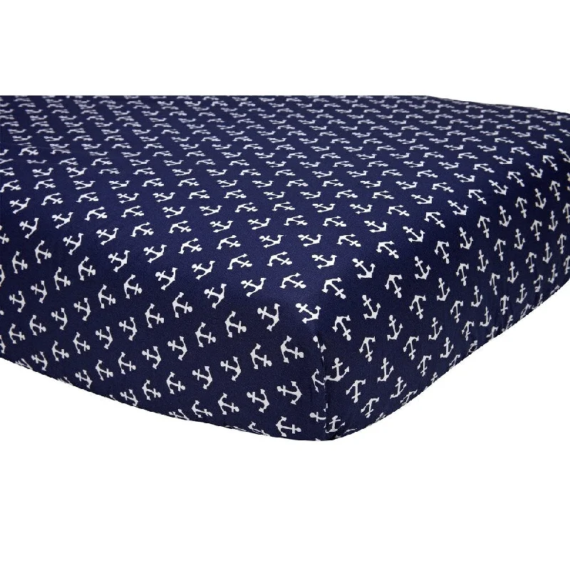 Sadie & Scout - Anchor Crib Sheet