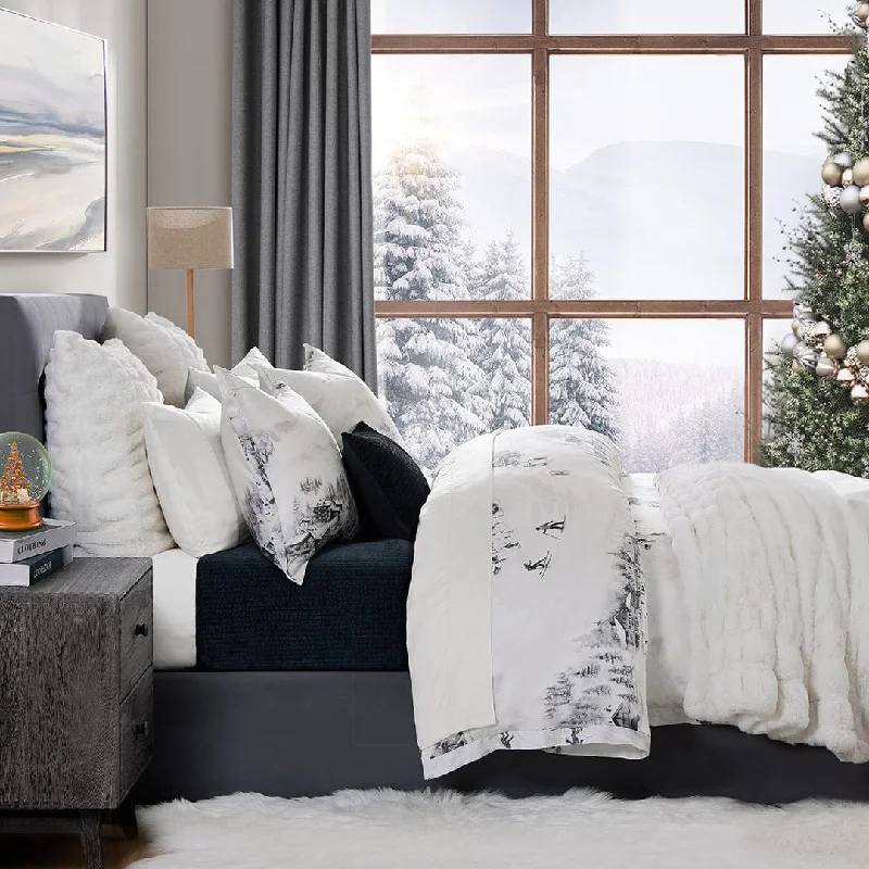 Ski Toile Lyocell Bedding Set