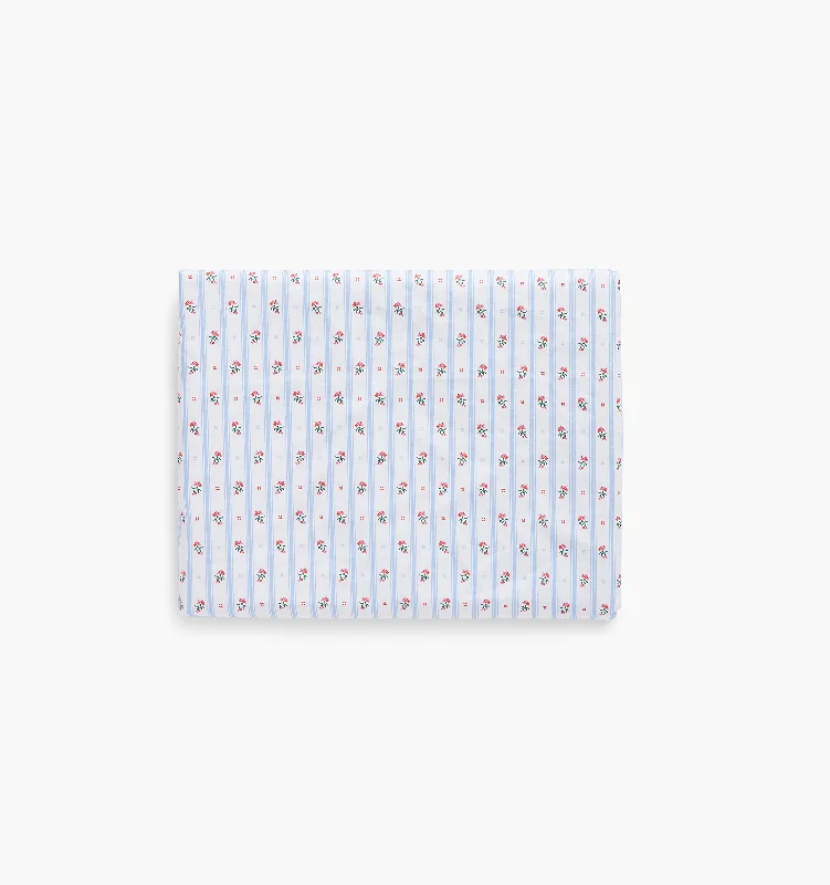 The Crib Sheet - Floral Stripe