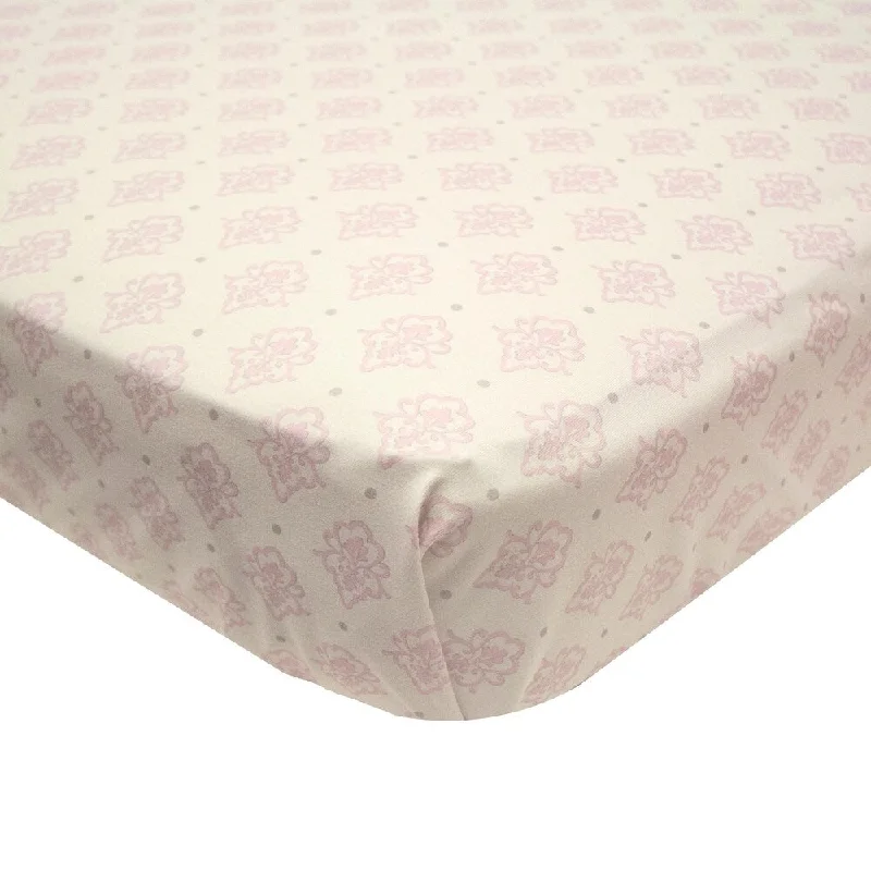 The Peanut Shell Arianna Cotton Fitted Crib Sheet