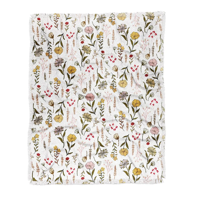 Avenie Spring Garden Collection Iv Throw Blanket