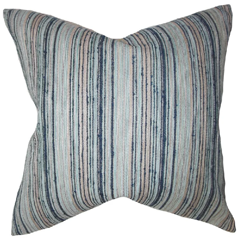 Bartram Stripes Euro Sham Blue