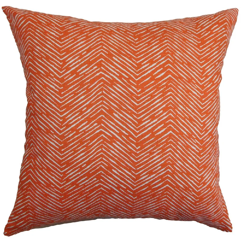 Edythe Zigzag Euro Sham Orange