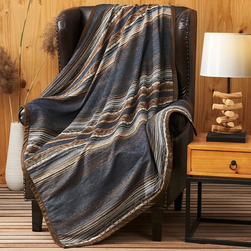 Estes Chenille Western Throw