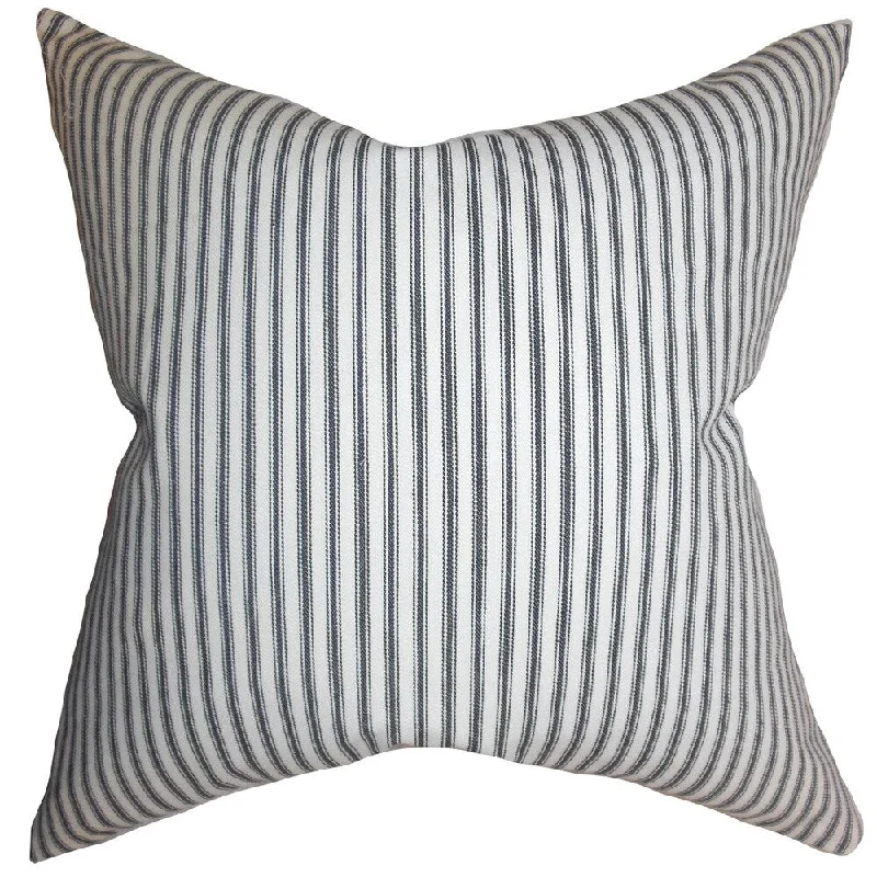 Ferebee Stripes Euro Sham Gray