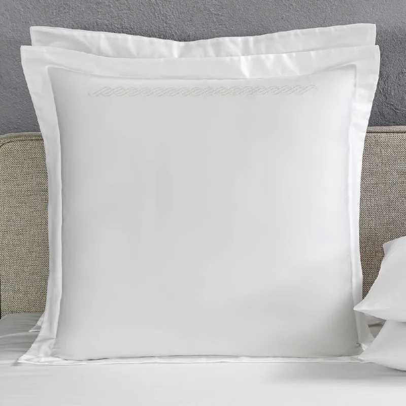 Frette Taormina Embroidered Euro Sham