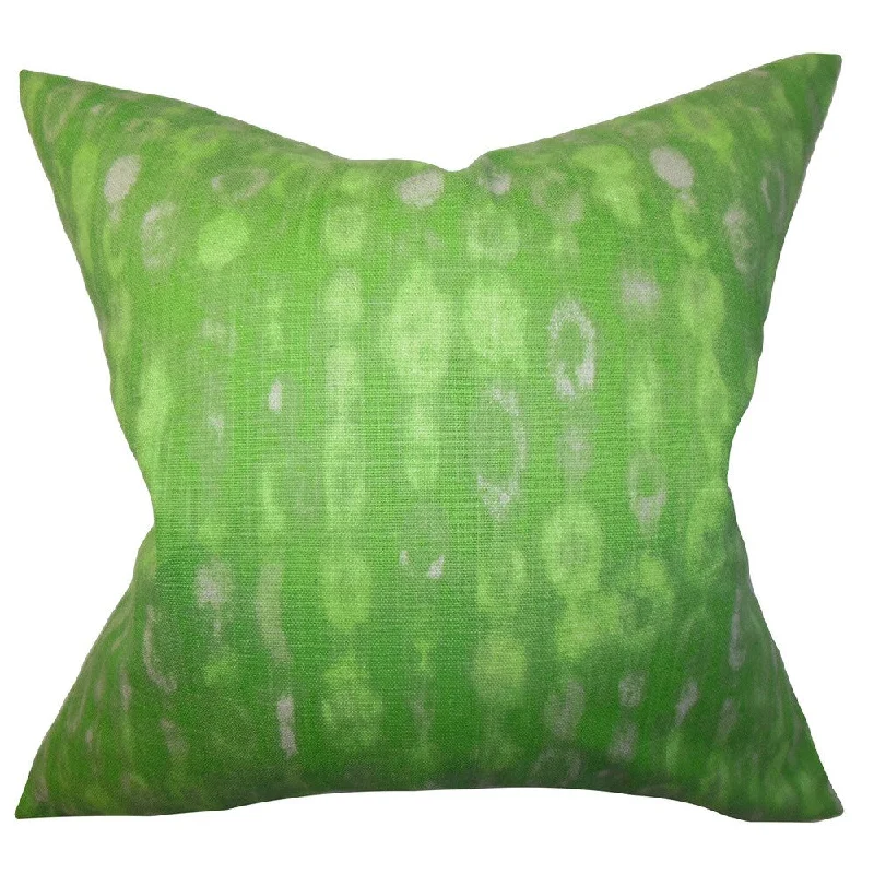 Verve Geometric Euro Sham Green